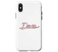 Doer Entrepreneur High Achiever Vintage Varsity Distressed Coque pour iPhone X/XS