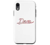 Doer Entrepreneur High Achiever Vintage Varsity Distressed Coque pour iPhone XR