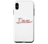 Doer Entrepreneur High Achiever Vintage Varsity Distressed Coque pour iPhone XS Max