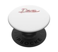 Doer Entrepreneur High Achiever Vintage Varsity Distressed PopSockets PopGrip Adhésif