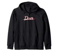 Doer Entrepreneur High Achiever Vintage Varsity Distressed Sweat à Capuche