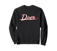 Doer Entrepreneur High Achiever Vintage Varsity Distressed Sweatshirt