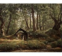 DOeraa Wall Art Impression sur Toile murales en toile la reproduction Journée ensoleillée Ivan Chichkine pour la décoration intérieure 60x90cm