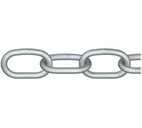 dörner + helmer 171800G Chaîne ronde en acier gris acier étamé par galvanisation 30 m