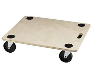 Dörner + Helmer 290635 Atlas Chariot de Transport avec roulettes en polypropylène Charge maximale 400 kg Surface d'appui 600 x 495 mm