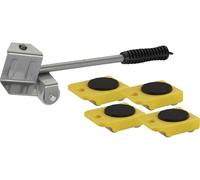 dörner + helmer 290674 Kit de cales de levage et de roulettes de transport pour meubles Charge max: 150 kg