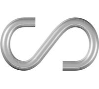 dörner + helmer 4810064 Crochet en S 24 mm En acier galvanisé, zingué 20 pc(s)