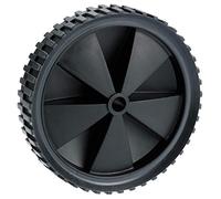 Dörner + Helmer Roue en PVC, 150 mm x 30 mm, capacité de charge 25 kg, moyeu 32 mm, jante en plastique, profil à crampons, roulement à glissière, légère