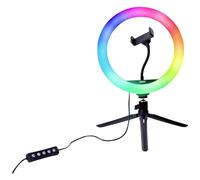 DÖRR Vlogging Kit VL-26 RGB Anneau lumineux LED Nombre de LEDs=130