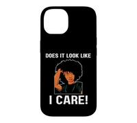 Does It Look Like I Care Mélanine Noir Femmes Filles Coque pour iPhone 14