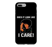 Does It Look Like I Care Mélanine Noir Femmes Filles Coque pour iPhone 7 Plus/8 Plus