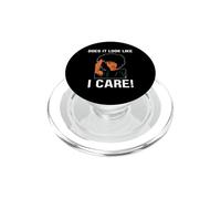 Does It Look Like I Care Mélanine Noir Femmes Filles PopSockets PopGrip pour MagSafe