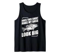 Does This Shirt Make My Bass Look Big Funny Fishing Débardeur