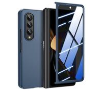 Doeshine Coque pour Samsung Galaxy Z Fold 4 avec Mag Safe, [Protection D'écran Privacy], Ultra Mince Hard PC Antichoc Protection Bumper Etui Housse Samsung Galaxy Z Fold 4 5G 2022 (Bleu)