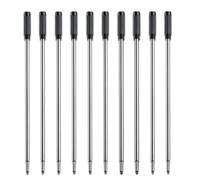DOETYD Lot de 10 recharges d'encre noire pour stylos à bille Cross 11,5 cm pour roller Cross 8513