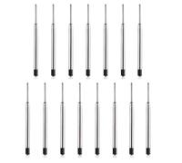 DOETYD Lot de 15 cartouches métalliques comprenant des recharges de stylo à encre noire pour remplacement de recharges à bille Parker