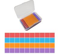 DOETYD Lot de 40 colles carrées 5D pour peinture diamant avec boîte de rangement - Outils de peinture diamant pour broderie diamant - Accessoires de broderie au point de croix