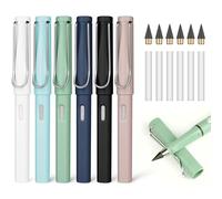 DOETYD Lot de 6 crayons Infinity durables pour l'écriture, le dessin, l'école, le bureau, la maison