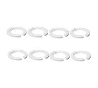 DOETYD Lot de 8 anneaux réducteurs d'abat-jour E27 vers E14 en plastique, bague réductrice d'abat-jour, adaptateur E27 vers E14 42 mm à 29 mm