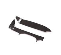 DOFABI Garniture de cadre de panneau de tableau de bord en fibre de carbone for volant, style automobile, for Mercedes-Benz Classe C W204 2011-2013 Garniture de panneau de volant