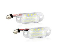 DOFABI Lumière de Plaque d'immatriculation légère 2 pièces, for Audi, 80 B4, for Audi, 100 C4, for Audi, A6 C4, for Audi, Cabriolet Blanc éclairage de Plaque d'immatriculation de Voiture