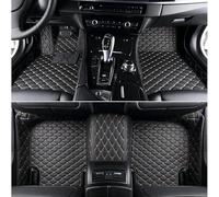 DOFFO Tapis de Sol Auto sur Mesure pour Honda CRV Hybrid 2017-2021,Couverture Intégrale PU Cuir Avant Arrière Moquettes Protection Tampon Antidérapant Accessoires,D-Black-Beige