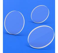 Dofiki lentille laser de remplacement pour D1 Pro M1 série graveur laser, lentilles de protection inférieure, 14mm lentille pour 10/20/33W module laser à diode (3pcs)