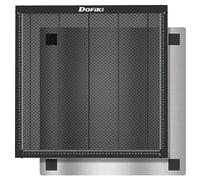 Dofiki Lit laser en nid d'abeille 600 x 600 mm Table de découpe en nid d'abeille en acier magnétique pour graveur laser, plateau en nid d'abeille avec tapis en aluminium métallique