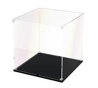 Dofopo Vitrine en acrylique claire - Grandes boîtes acryliques carrées - Boîte étanche - Vitrine pour figurines d'action et objets de collection - 35*35*35 cm