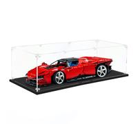 DOFOPO Vitrine étanche à la poussière 3 mm en acrylique transparent pour voiture modèle 1:8, vitrine à monter soi-même, en acrylique, pour Lego Lamborghini 42115/42143/42056 (62 x 30 x 20 cm)
