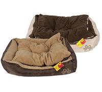 Dog - 38848 - Panier de Animal - Mesure M - 75 x 58 x 19 cm - 2 Assortiments de Beige / Brown