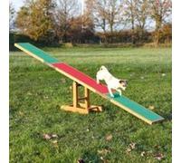 Trixie Bascule d'agility résistante pour Chien - 300 × 54 × 34 cm | Bascule pour parcours d’obstacles avancés - Rampe d’agility résistante aux intempéries - Pour équilibre et confiance en soi