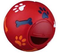 Trixie Balle SnackBall labyrinthe pour chiens Ø 7 cm – remplissable, en caoutchouc naturel