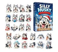 Dog Advent 24 Days 2D Flat Acrylic Colectible And Outfits. Acryl Christmas