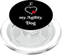 Dog Agility - J'adore Mon Chien d'agilité PopSockets PopGrip pour MagSafe