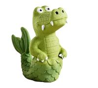 Dog Alligator Toy - Indestructible Alligator Toy, Interactive Squeaky Reptile, Natural Rubber Crocodile with Textured Bumps, Heavy Duty Plaything, Mental Stimulation Activity for Large Breed
