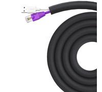 Dog and Cat Cord Protector 10ft-3/8inch,Flexible Cable Sleeve for Easy Cord Management,Protects Cables From Pets Chewing