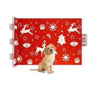 Dog and Cat Gates - Expandable No-Drill Indoor Barrier for Doorways | Festive Christmas Decorations Pets, Ideal for Home, Nursery, Deck, Balcony, Porch, Terrace, Staircase, and Indoor/Outdoor Use