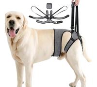 Dog Assist Harness - Elastic Quick-Release Lift Support Aid, Adjustable Mobility Carrier Strap, Comfortable Body Support for Indoor Outdoor Walking, Pet Harness, Multiple Sizes and Colors
