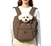 Dog Backpack Carrier - Front Chest Pet Carrier | Soft Breathable Travel Ba | Hands Free Front Carry Design, Breathable Comfortable Construction, Side Storage Pockets Included, For Cat Small Dogs