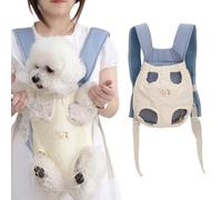 Dog Backpack Carrier, Multipurpose Pet Travel Bag, Lightweight Small Dog Carrier with Adjustable and Secure Fit for Puppies, Kittens, Or Tiny Animals, 1 Piece