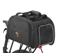 Dog Backpack - Dog Basket for Bike - Cat Bike Carrier | Foldable Mesh Pet Bag with Side Pockets and Shoulder Strap | 43cm Ventilated and Easy to Clean, Ideal for Outdoor Cycling Trips