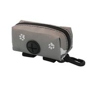 Dog Bags for Poop Holder, Portable Pet Waste Pouch, Refill Station for Waste Bags, Leakproof Distributeur with Clip, Travel Friendly, Ideal for Dog Walking, Cats, Outdoor Cleanup, 14 x 4,5 x 4 cm