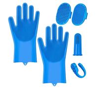 Dog Bains de bain CHAUSSURES SOINS SILICONE POUR CERTAINS ALEMENTS POUR BAINS ET MASSAGES | Glissière pour shampooing, brosse pour chiens et chats, soin de la fourrure délicate, épilation et nettoyage