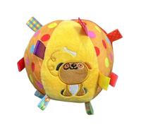 Dog Ball With Straps | Plush Squeaky Soft Interactive Chewer With Straps | Puppy Teething Toys for Travel Beach Park Yard Home Garden Indoor Outdoor Fun Activity Enjoyment Pets