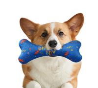 Dog Bandanas Set, Birthday Boy Accessory, Soft Adjustable Scarf, Cute Bone Design, Comfortable Fabric Fit, Perfect for Puppy Walking, Pet Celebrations and Medium Dog Outings