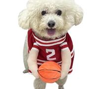 Dog Basketball Costume, Funny Pet Costume, Sports Dog Outfit, Basketball Pet Costume, Dog Dress Up Costume, Funny Dog Outfit for Halloween, Pet Basketball Player Costume, Dog Sportswear