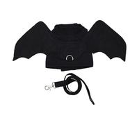 Dog Bat Costume - Adjustable Halloween Pet Harness | Soft Lightweight Wing Outfit with Rope for Small and Medium Dogs, Ideal for Home, Travel, Carnival, Easter, Masquerade, and Festive Parties