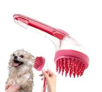Dog Bath Brush - 7.48x2.76x3.74 in Pet Bath Massage Brush with Shampoo Dispenser | Multi-Functional Baths Brushes for Bathing | Grooming Tool Cleaner Reusable Cat Comb for Long Short Hair Small Animal