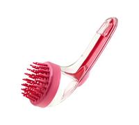 Dog Bath Brush, Cat Bathing Brush, 7.09x2.76in Pet Grooming Scrubber, Gentle Massage Bristles, Built-In Soap Dispenser for Cats, Kittens, Puppies, Home, Groomers, Beach, Swimming Pool, Travel Use